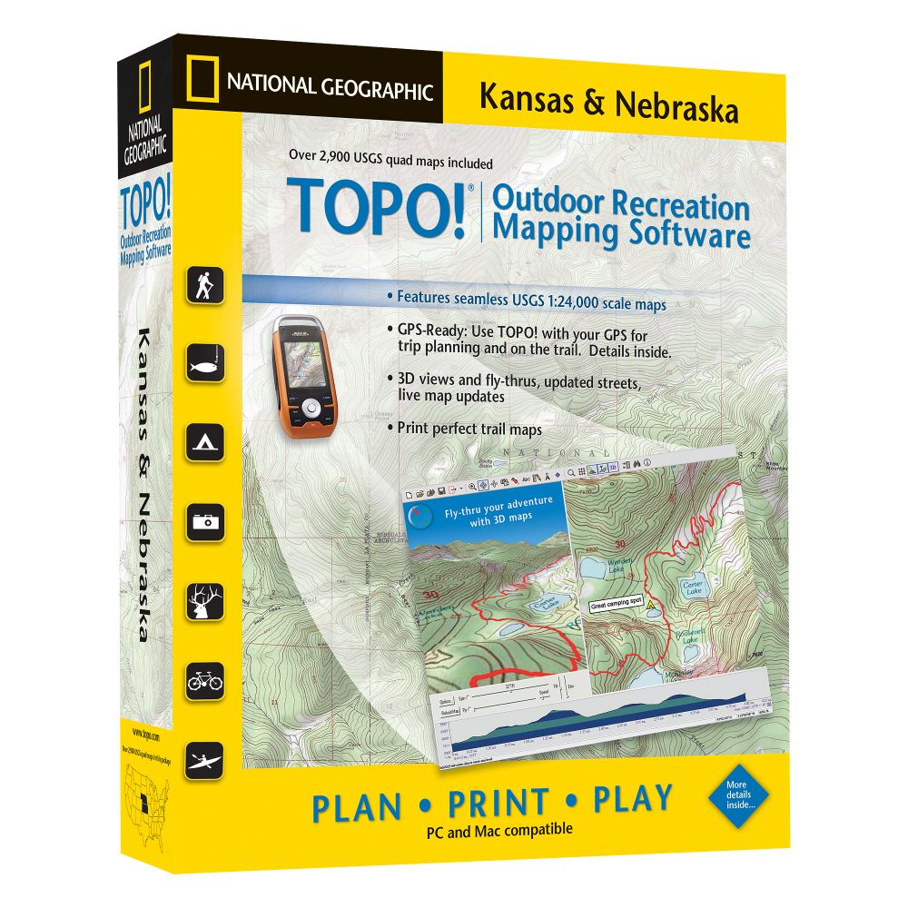 TOPO! Kansas, Nebraska