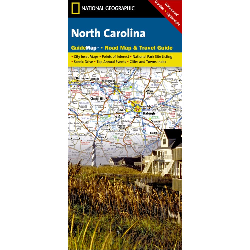 North Carolina Guide Map