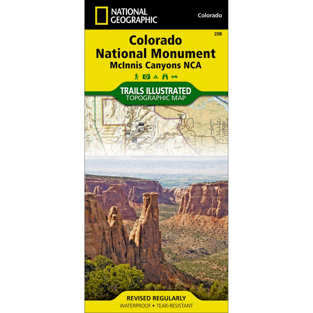 208 Colorado National Monument Trail Map