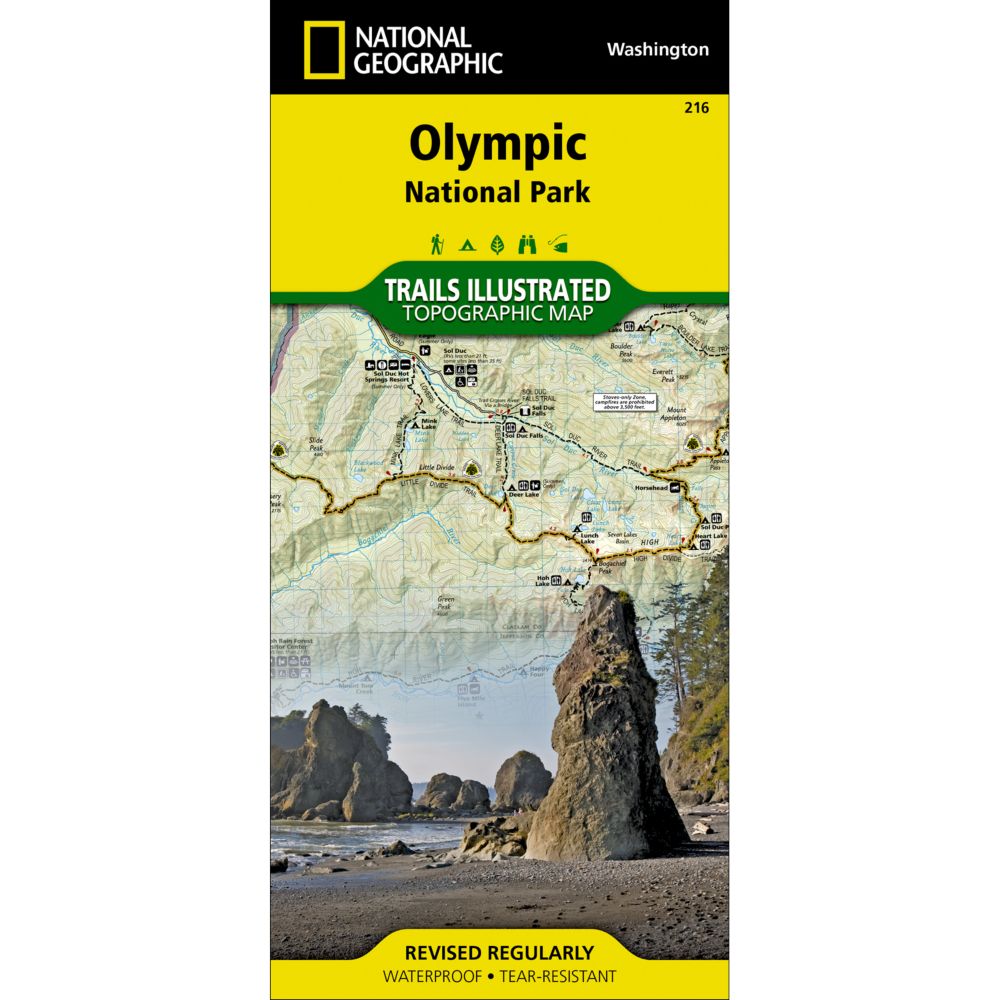 216 Olympic National Park Trail Map 