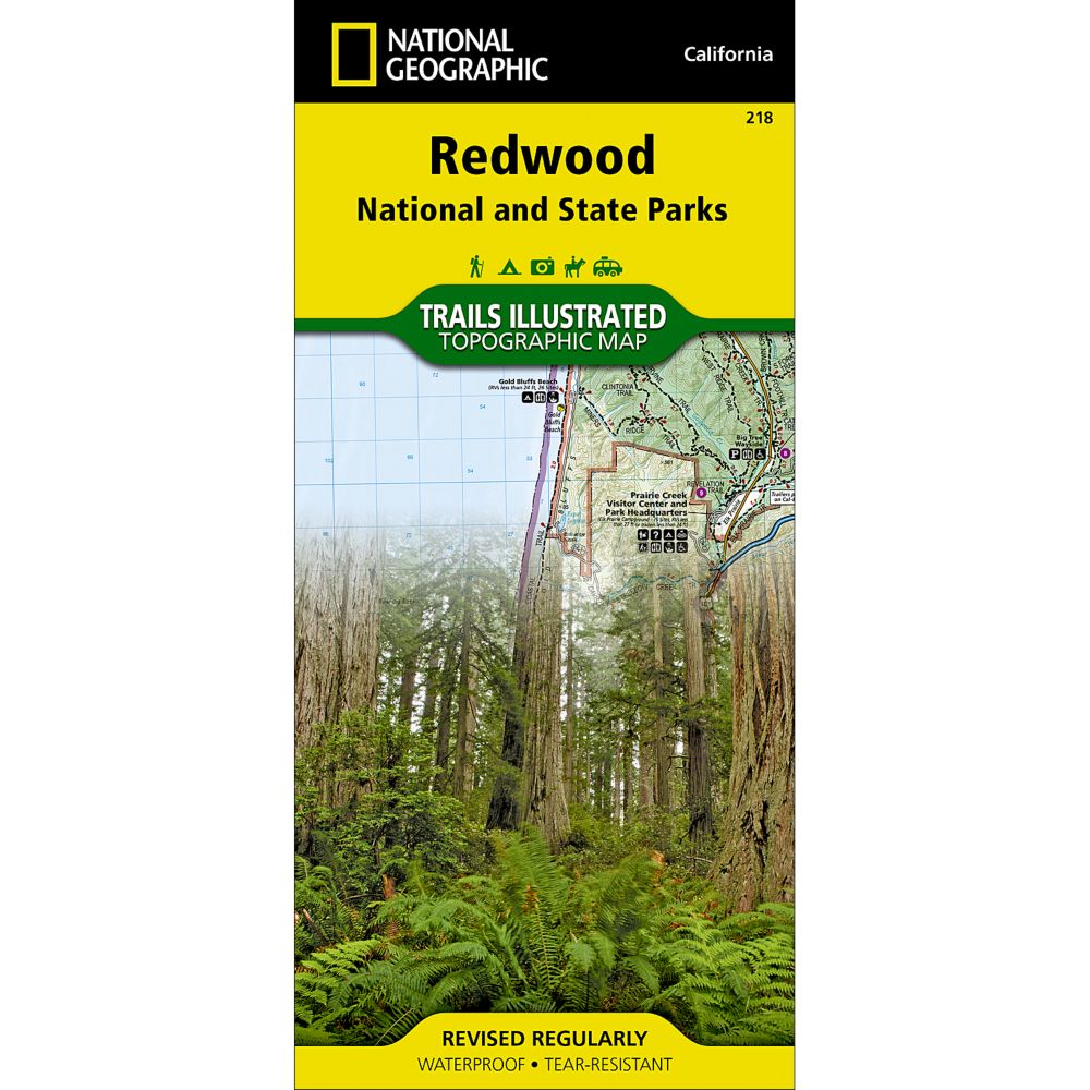 218 Redwood National Park Trail Map