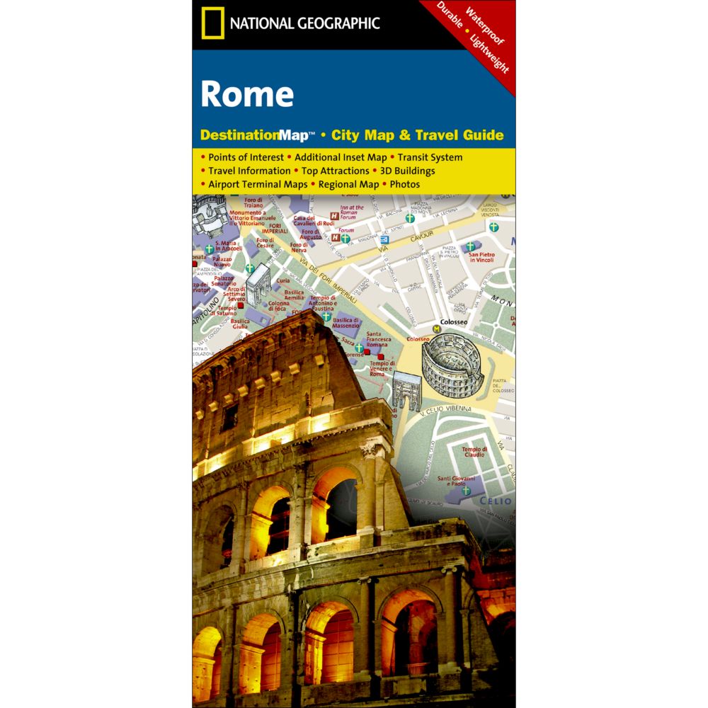 Rome Destination City Map