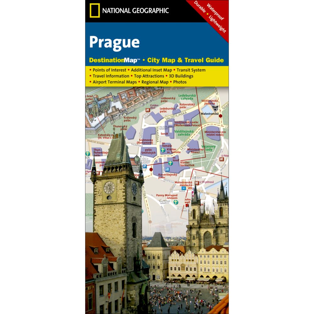 Prague Destination City Map