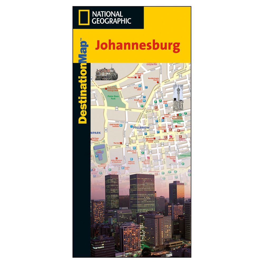 Johannesburg Destination City Map 