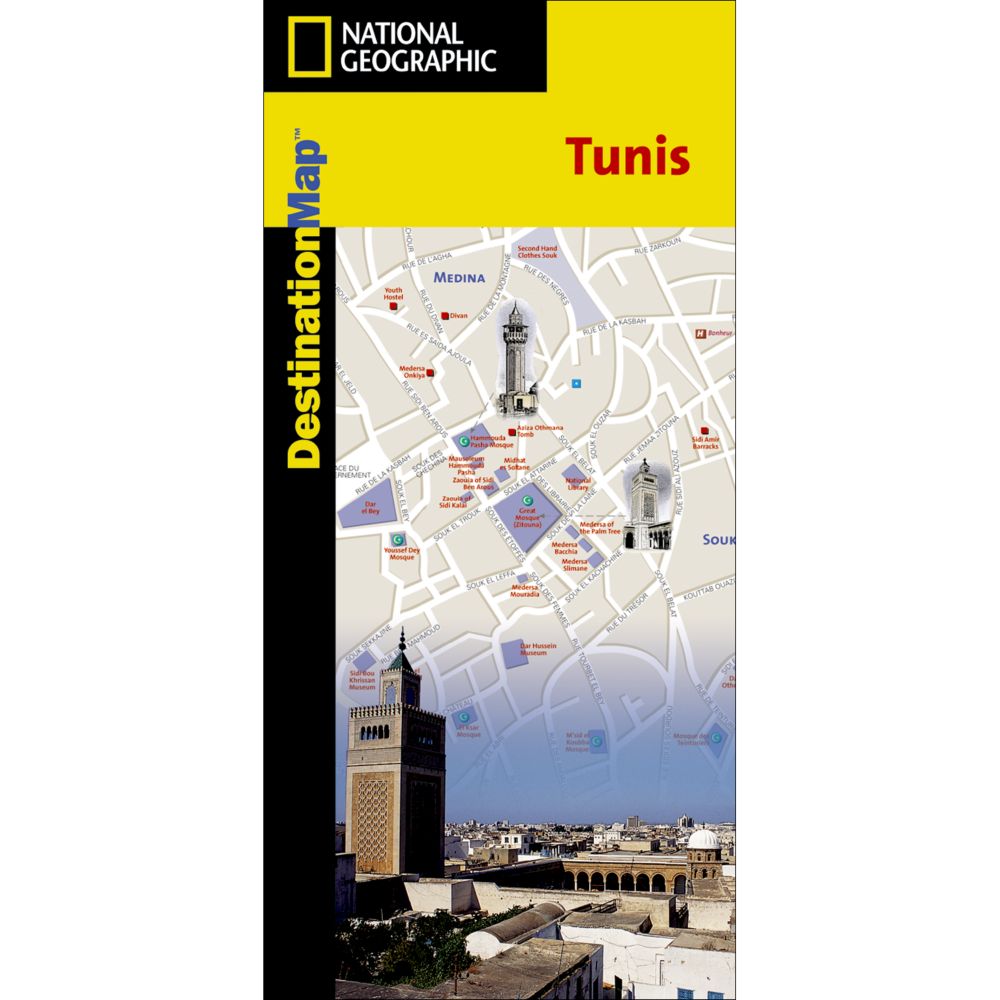 Tunis Destination City Map