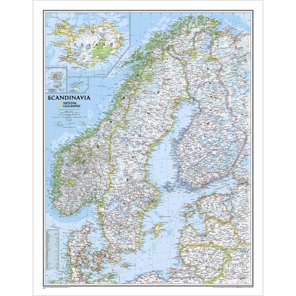 Scandinavia Political Map