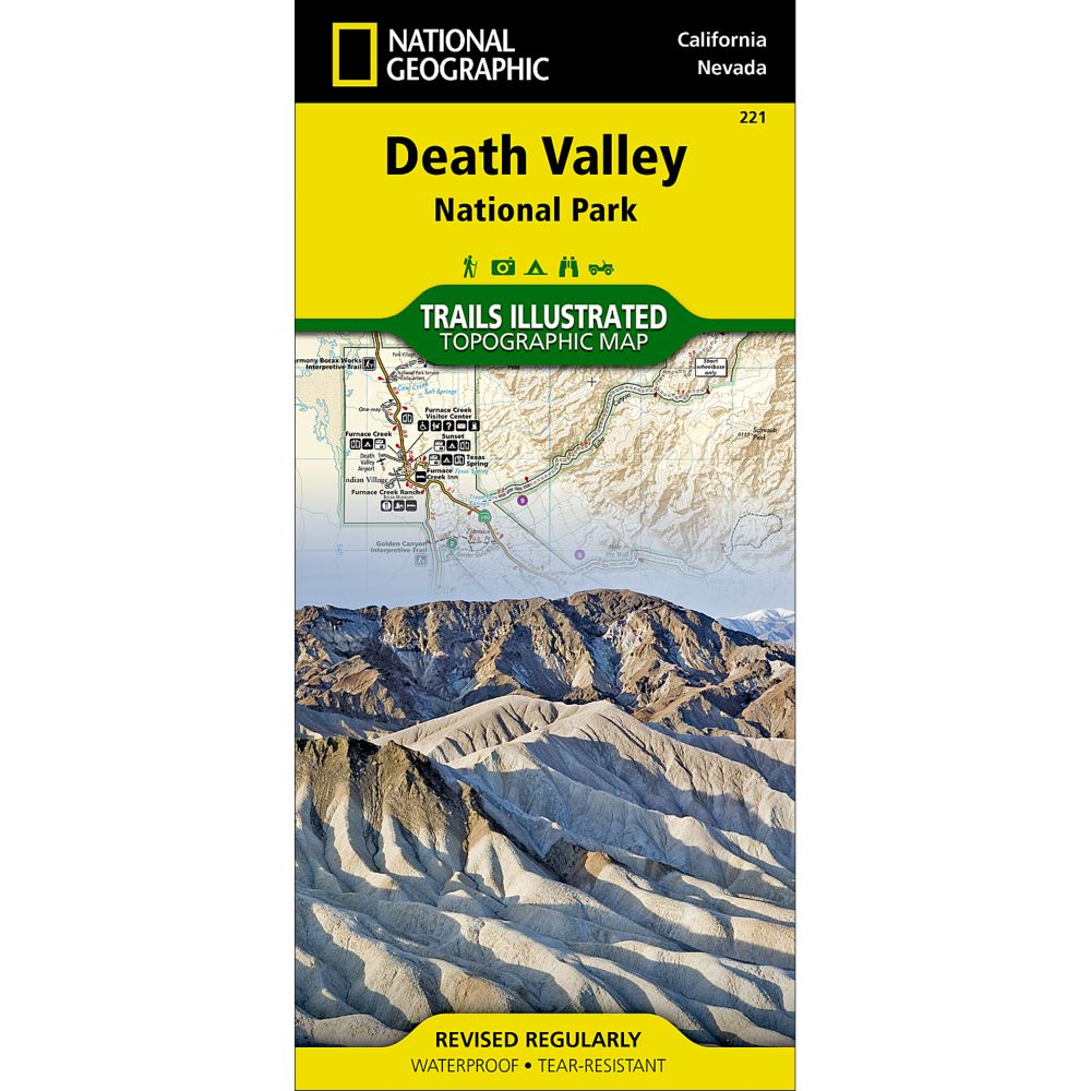 National Geographic Death Valley National Park Map