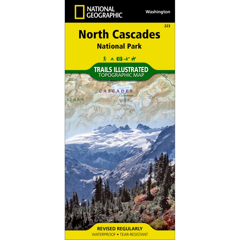 223 North Cascades National Park Trail Map 