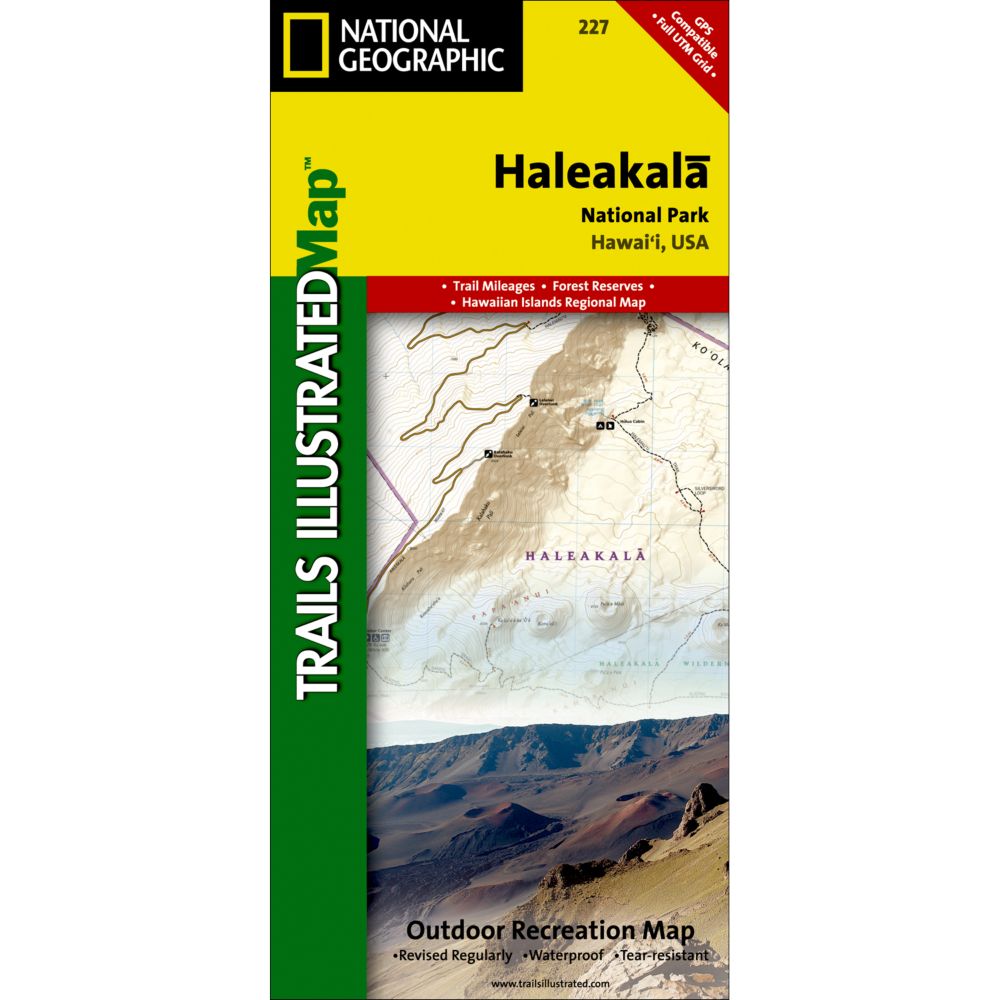 227 Haleakala National Park Trail Map 