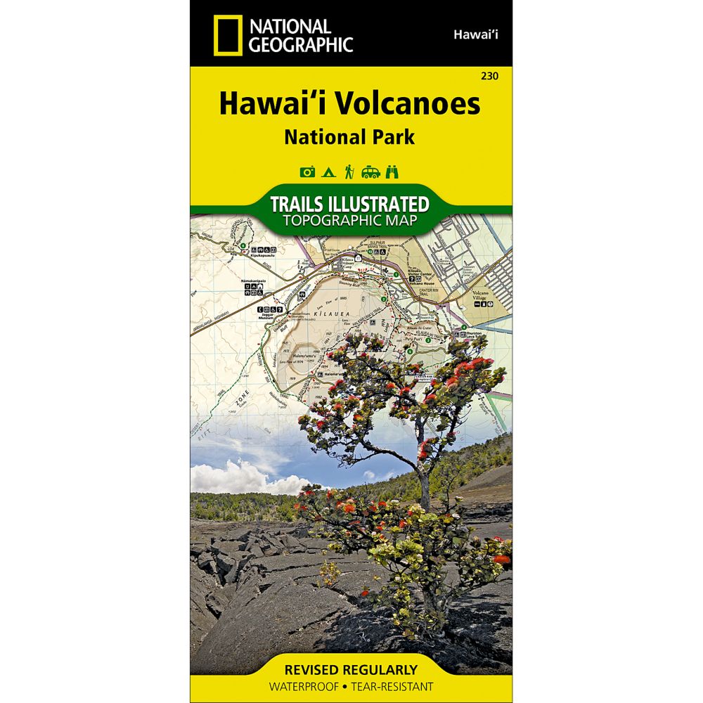 230 Hawaii Volcanoes National Park Trail Map