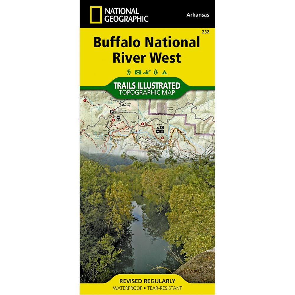 232 Buffalo National River - West Trail Map