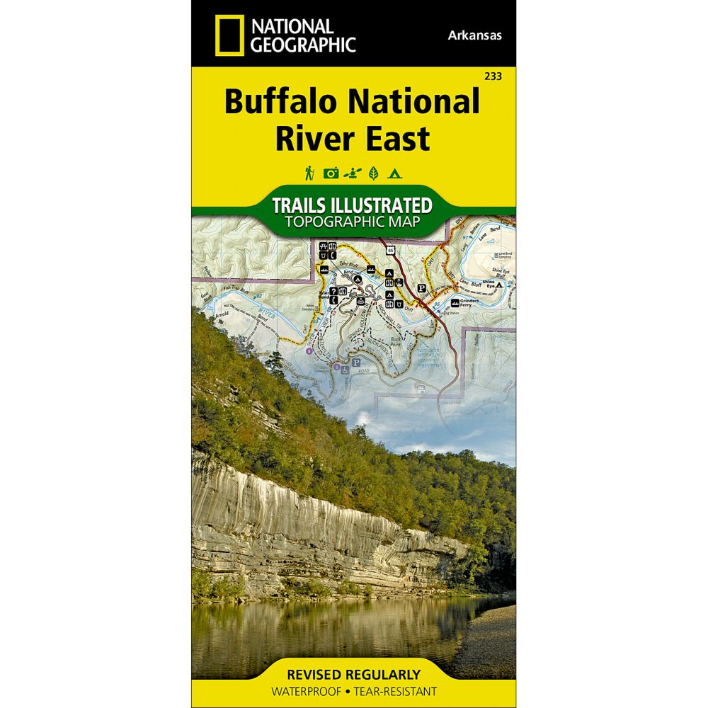 233 Buffalo National River - East Trail Map