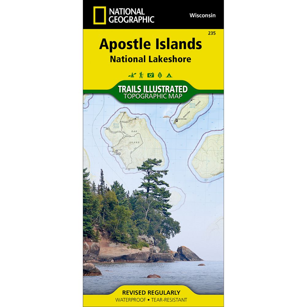 235 Apostle Islands National Lakeshore Trail Map 