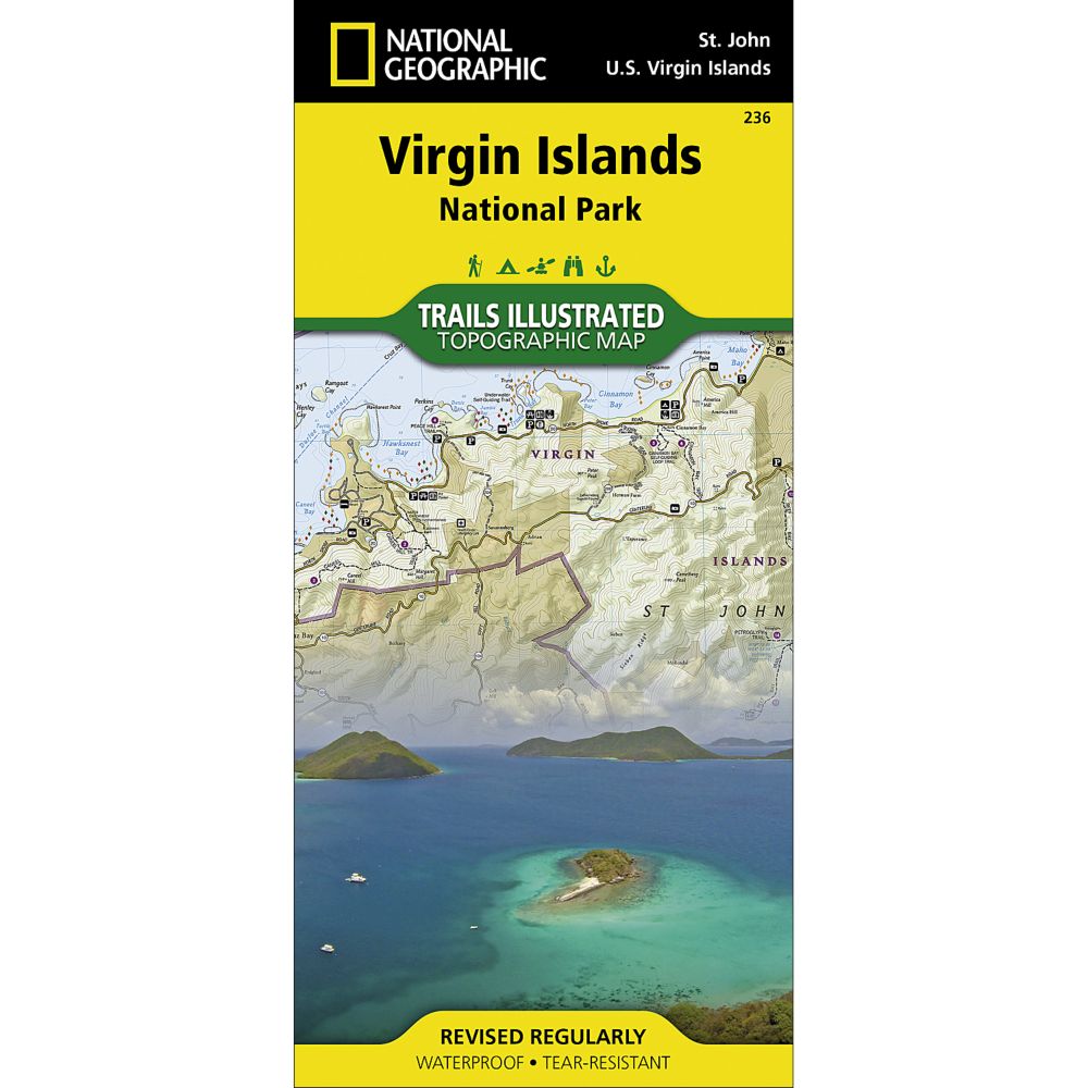 236 Virgin Islands National Park Trail Map