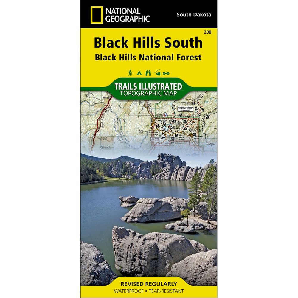 238 Black Hills National Forest - Southeast Trail Map 