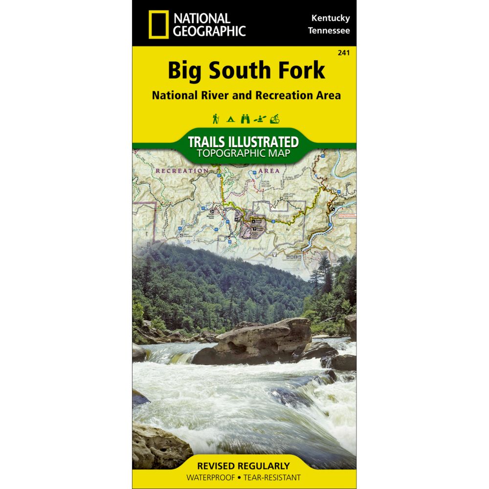 National Geographic Big South Fork National Recreation Area Map