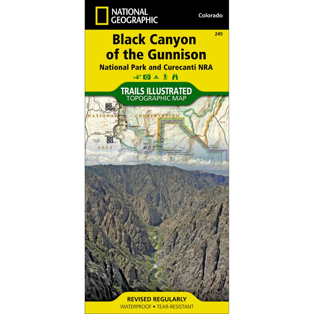 245 Black Canyon of the Gunnison Trail Map 