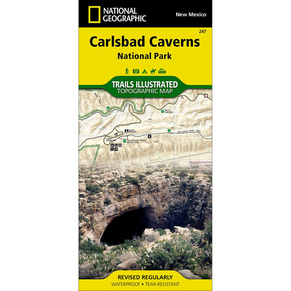 247 Carlsbad Caverns National Park Trail Map
