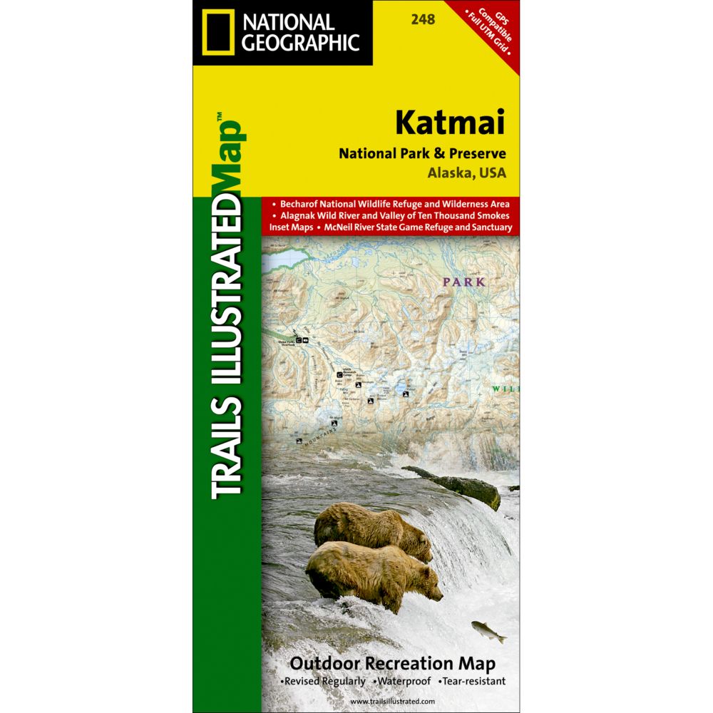 248 Katmai National Park and Preserve Trail Map
