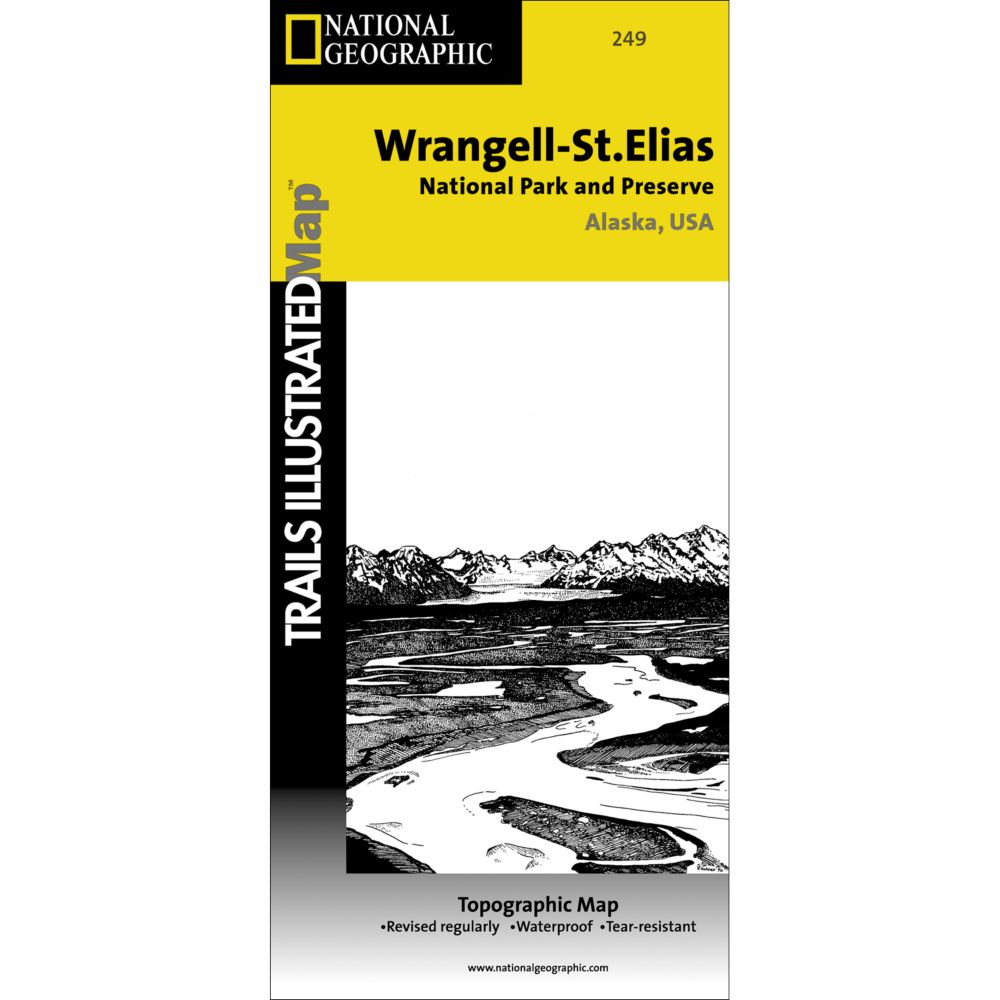 249 Wrangell - St. Elias National Park and Preserve Trail Map