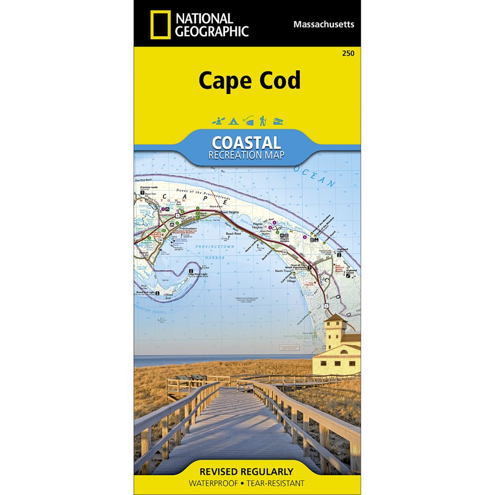 250 Cape Cod National Seashore Trail Map 