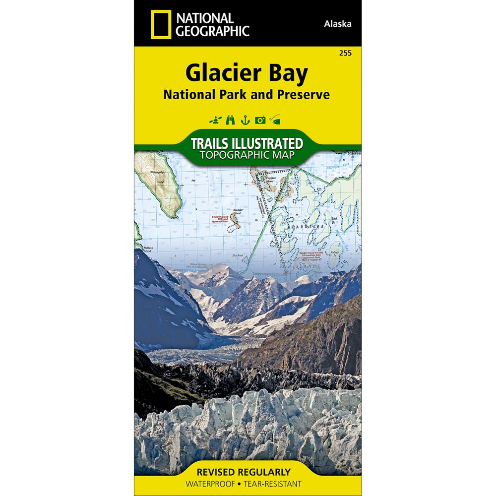 255 Glacier Bay National Park Trail Map