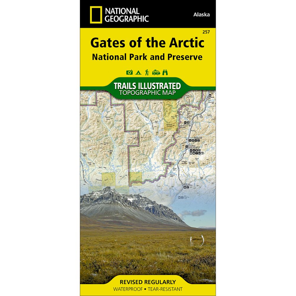 257 Gates of the Arctic National Park & Preserve Trail Map