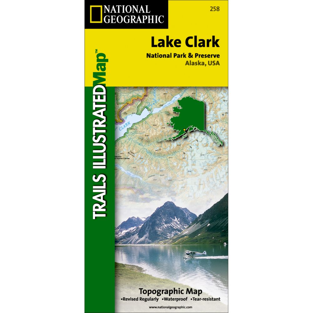 258 Lake Clark National Park and Preserve Trail Map