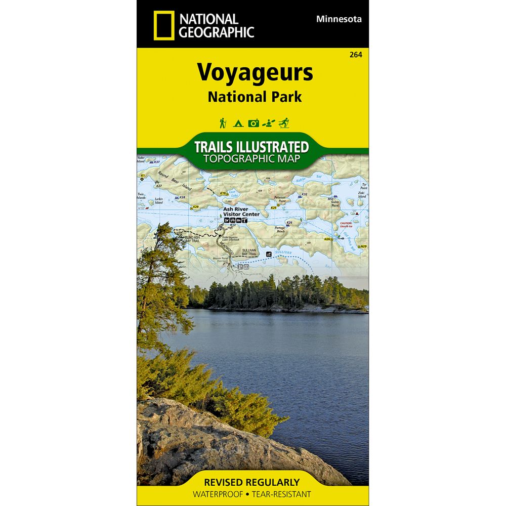 National Geographic Voyageurs National Park Map
