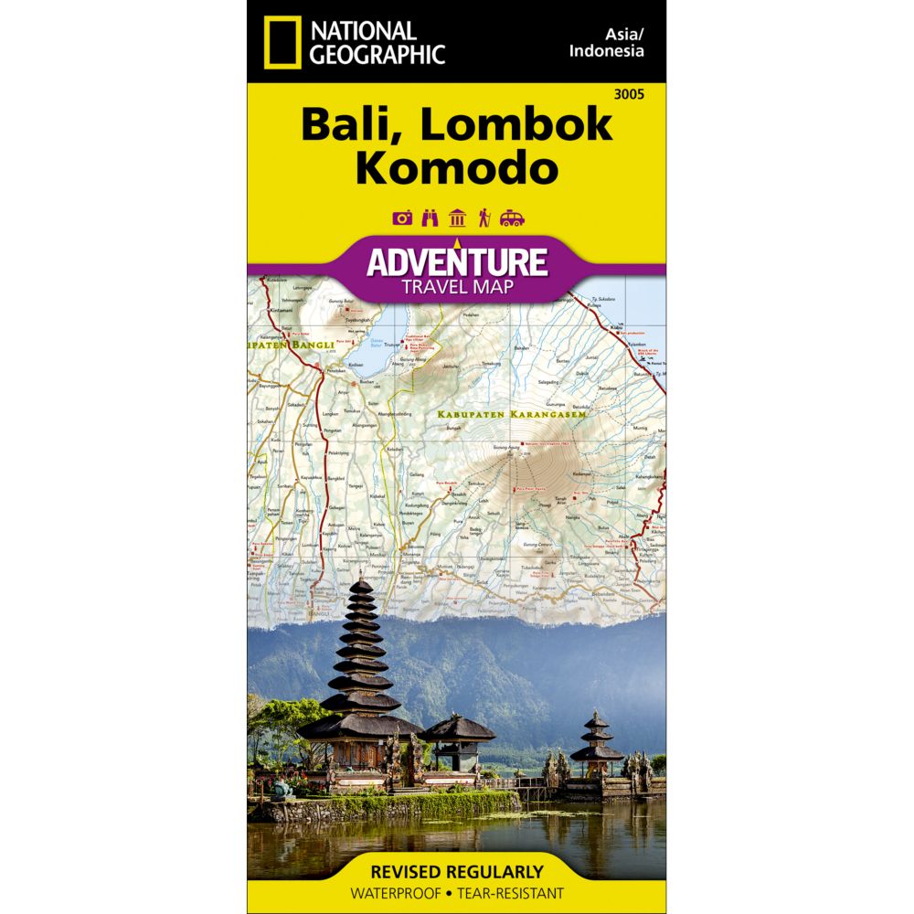 Bali, Lombok, and Komodo Adventure Map