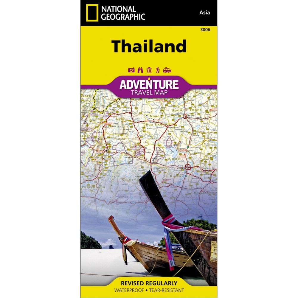 National Geographic Thailand Adventure Map