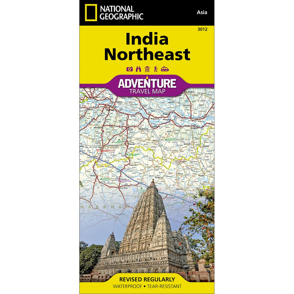 India Northeast Adventure Map