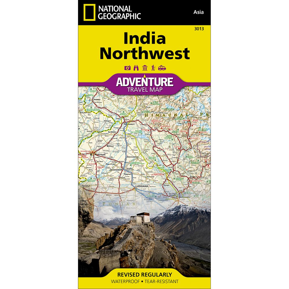 India Northwest Adventure Map