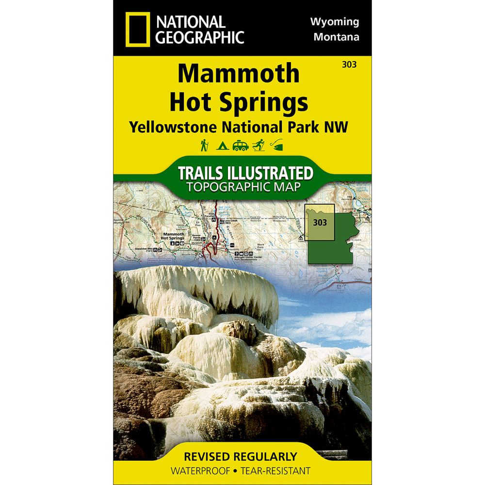 303 Northwest Yellowstone - Mammoth Hot Springs Trail Map