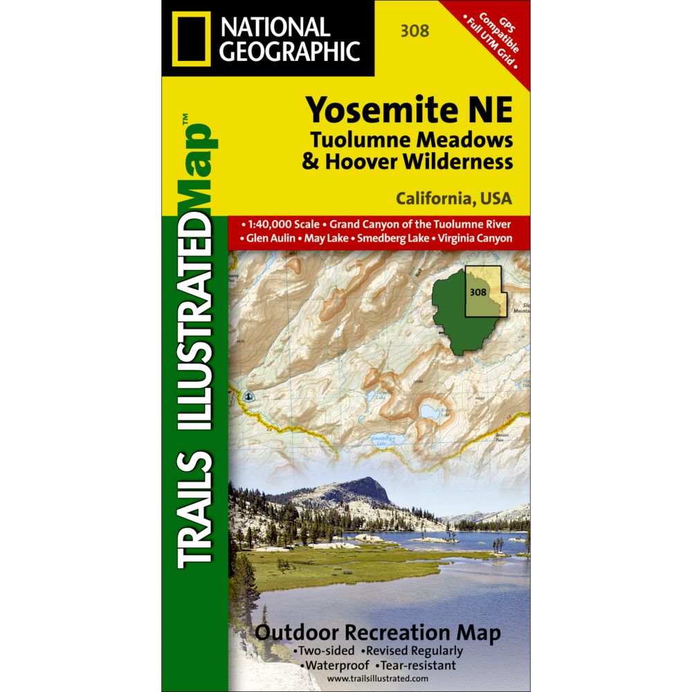 308 Yosemite National Park NE - Tuolumne Meadows & Hoover Wilderness