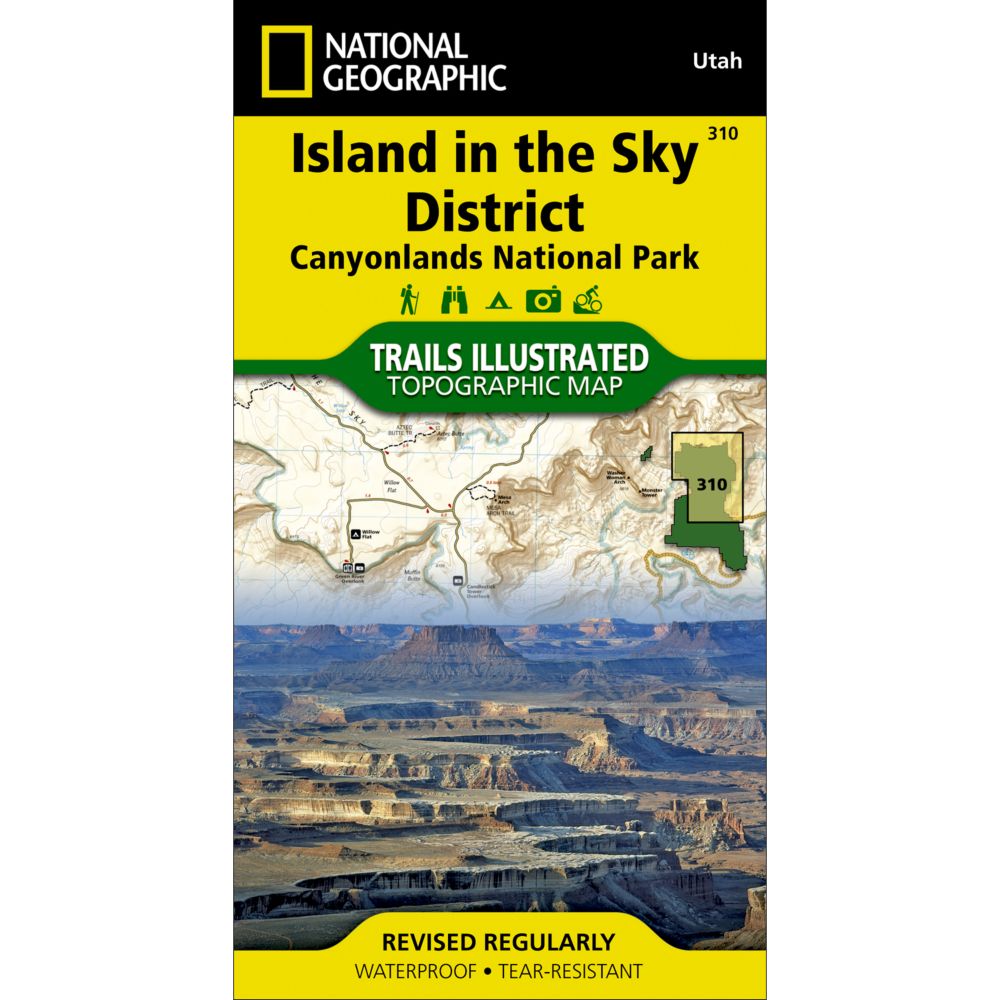 310 Canyonlands National Park: Island in the Sky District Trail Map