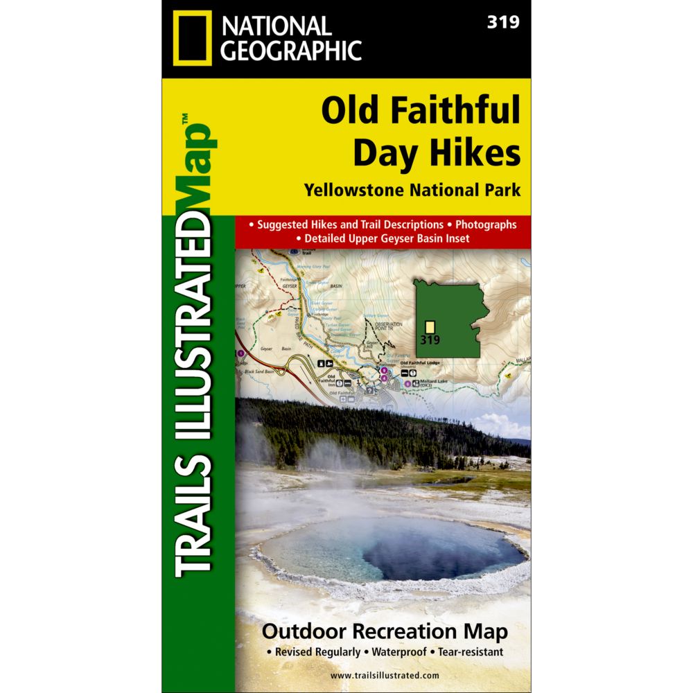 319 Old Faithful Day Hikes Trail Map