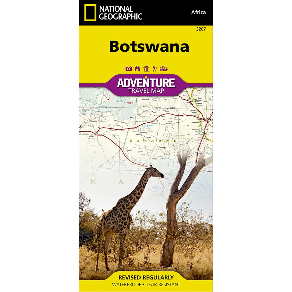 National Geographic Botswana Adventure Map