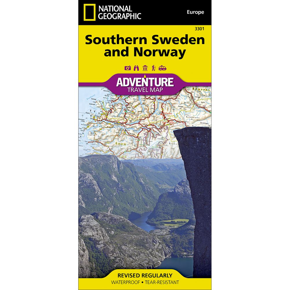 Southern Norway and Sweden Adventure Map