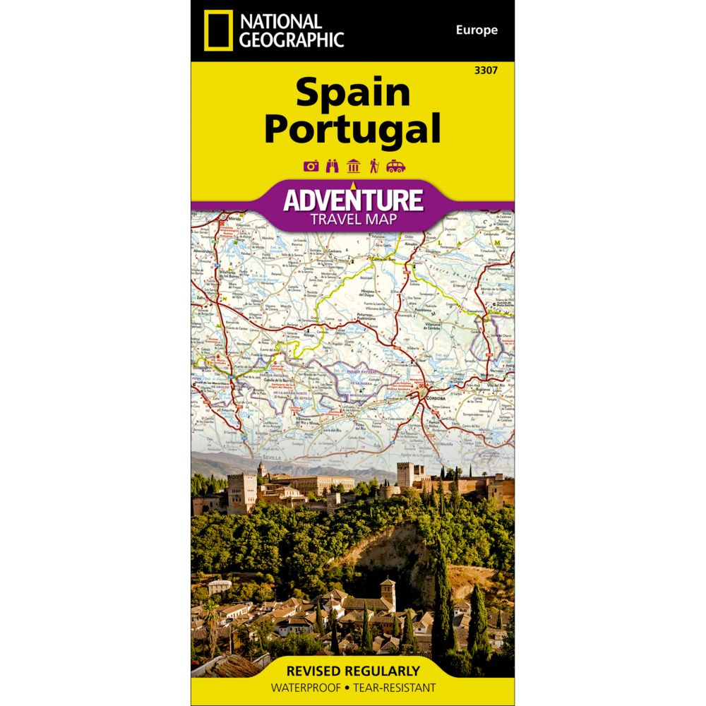 Spain and Portugal Adventure Map