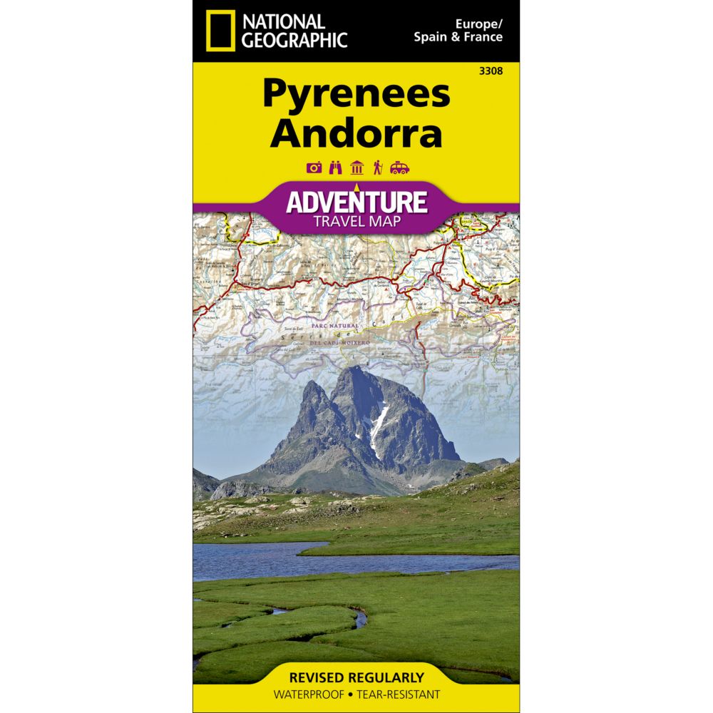 Pyrenees and Andorra Adventure Map