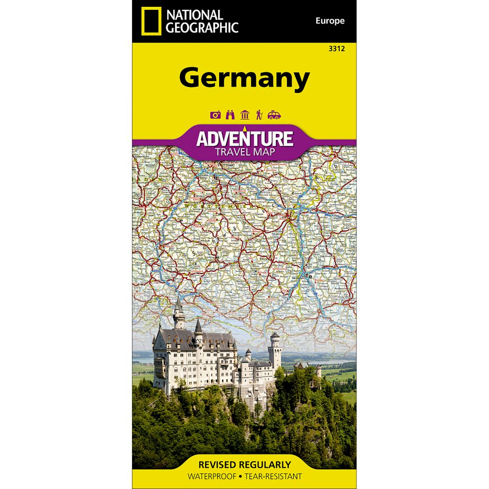 National Geographic Germany Adventure Map