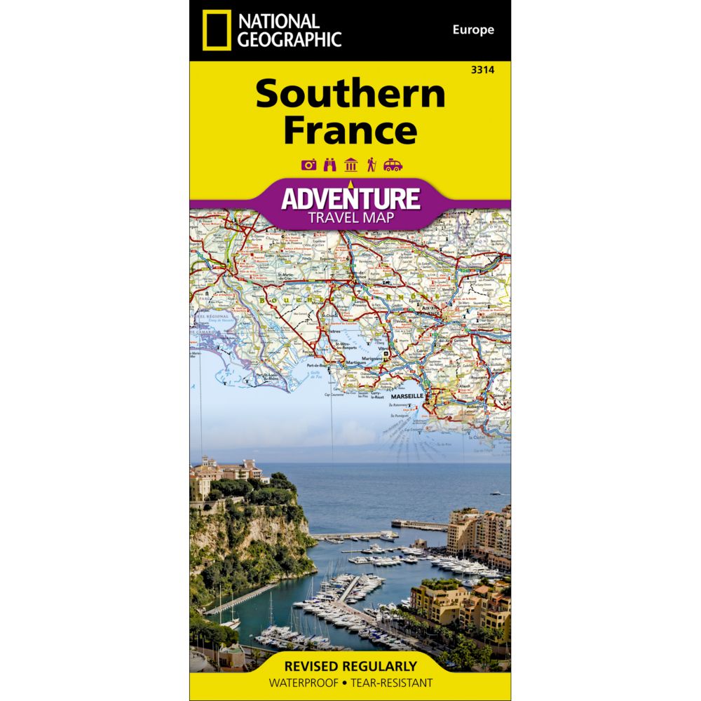 Southern France Adventure Map