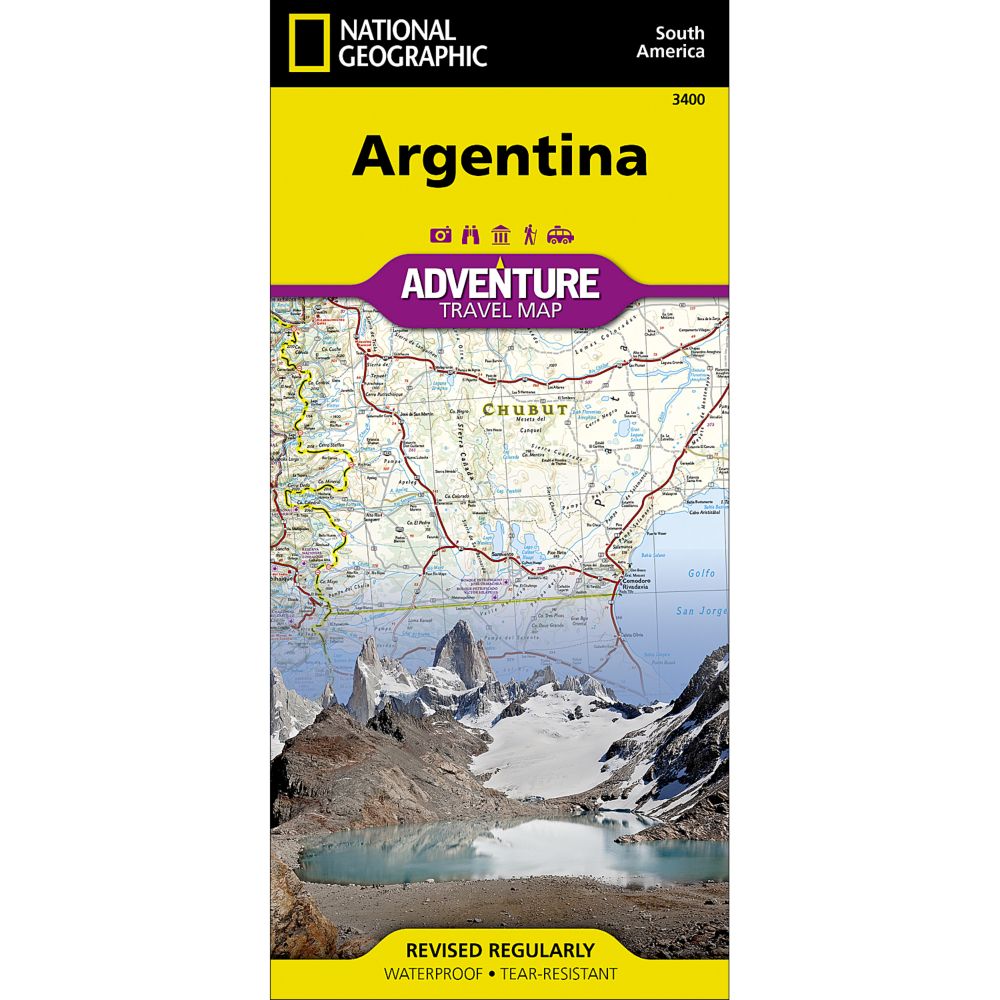 National Geographic Argentina Adventure Map