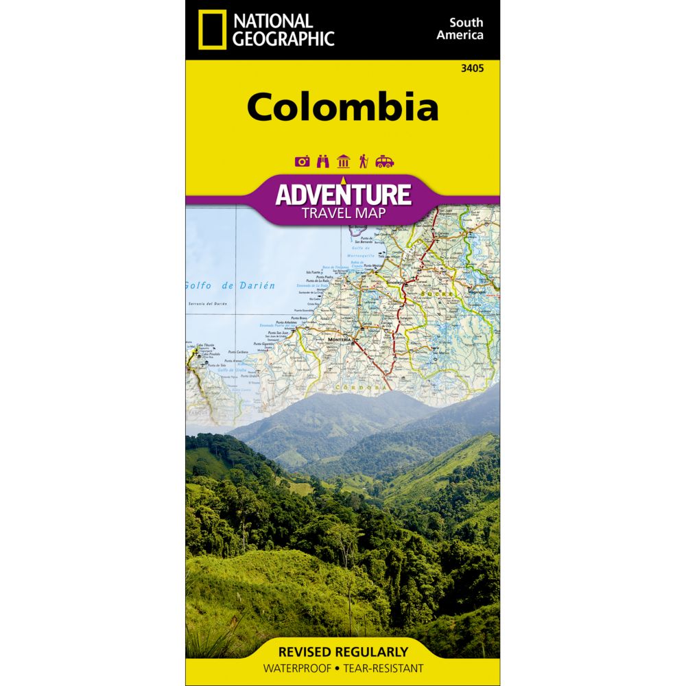 Colombia Adventure Map