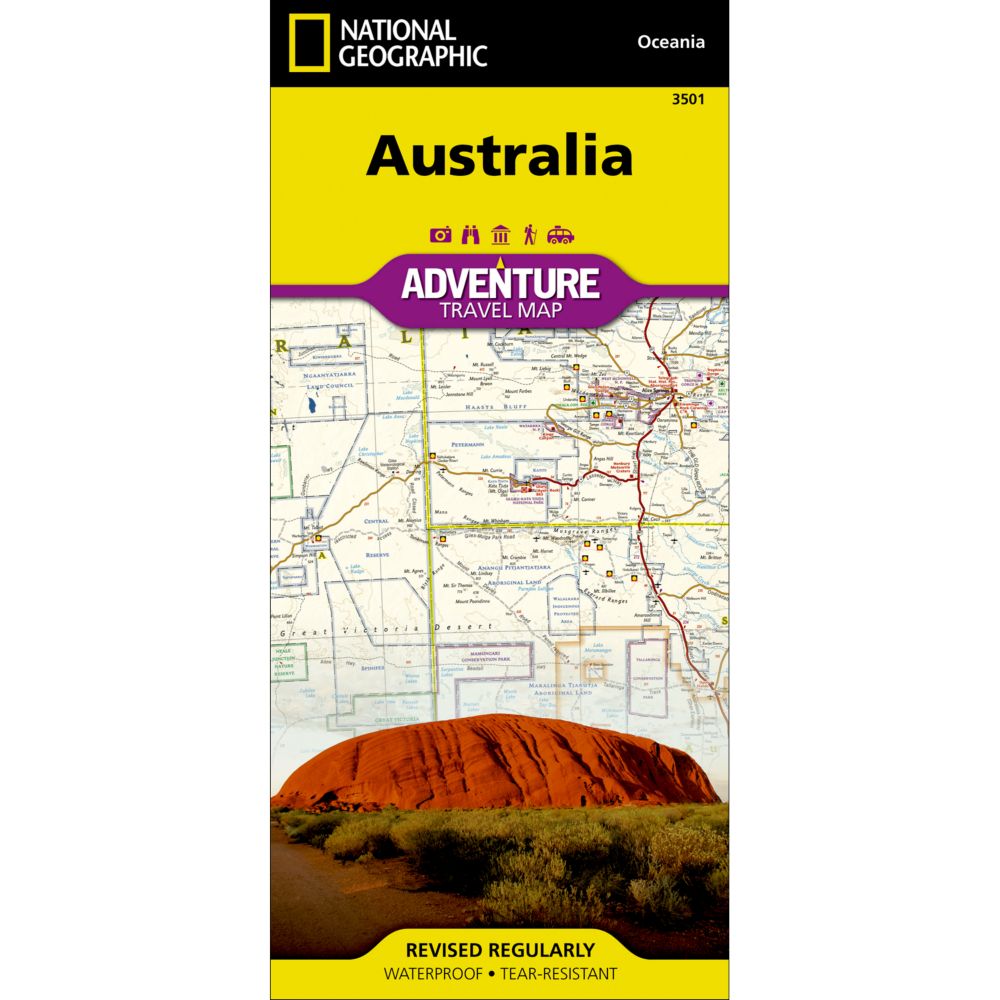 National Geographic Australia Adventure Map