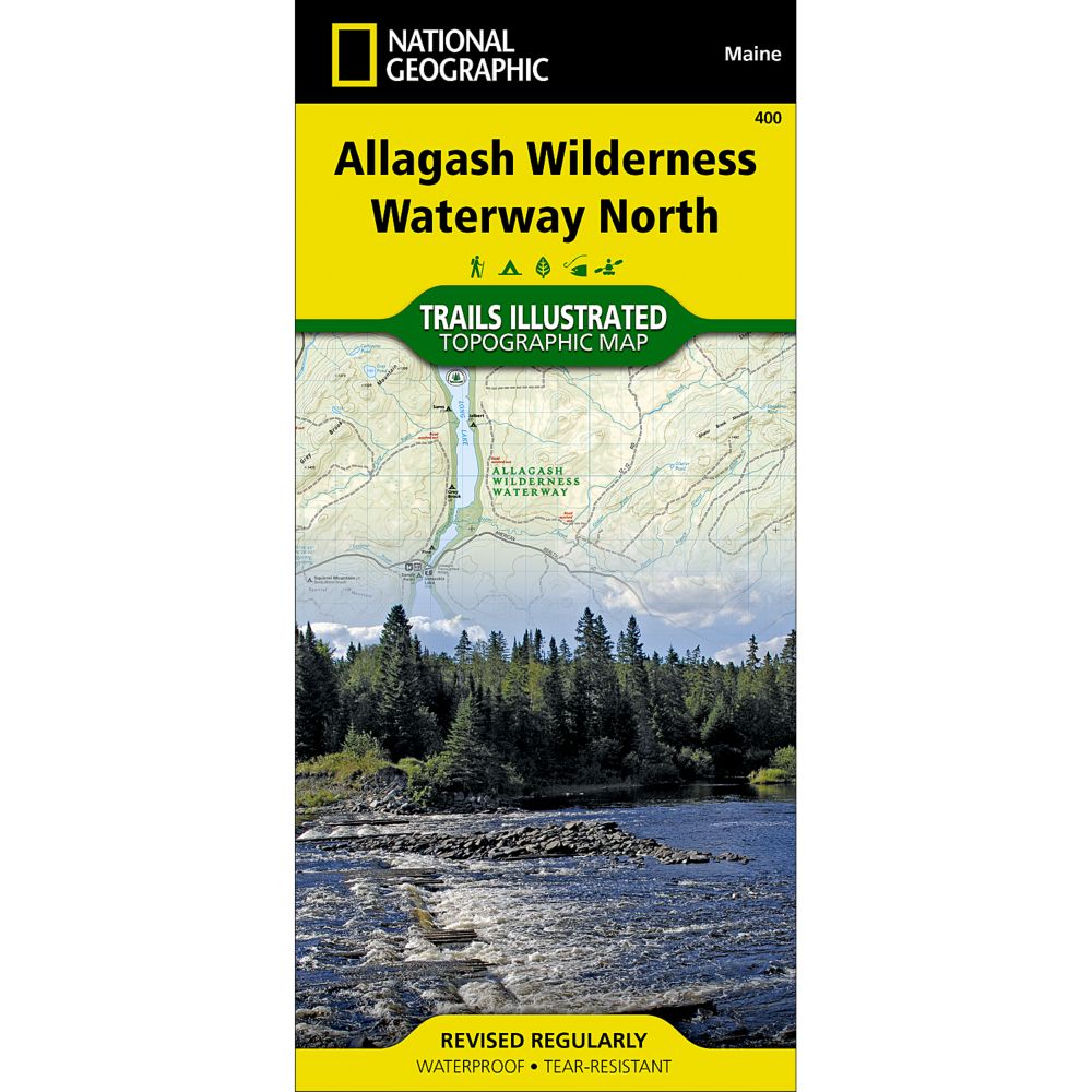 400 Allagash Wilderness Waterway North Trail Map