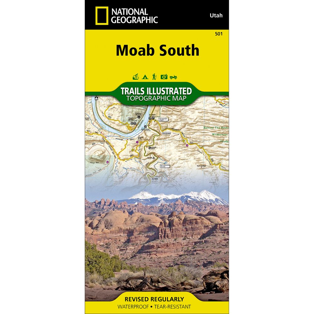 501 Moab Area Trail Map 