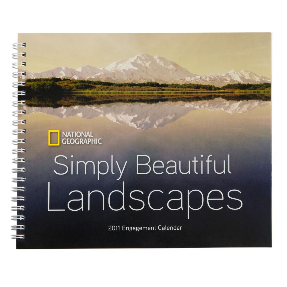 2011 National Geographic Simply Beautiful Landscapes Engagement Calendar
