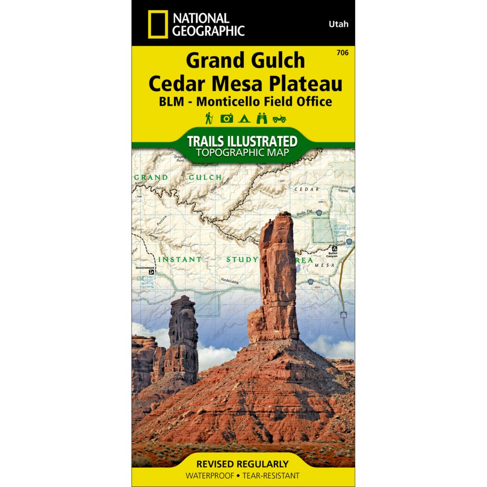 National Geographic Grand Gulch Plateau Map